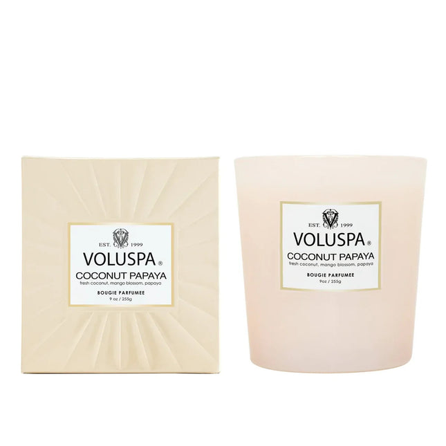 شمعة فولوسبا الكلاسيكية "جوز الهند والبابايا"