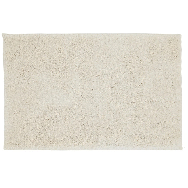 Christy "Deep Pile Rubber Back Tufted Bath Rug" Cream (Parchment)