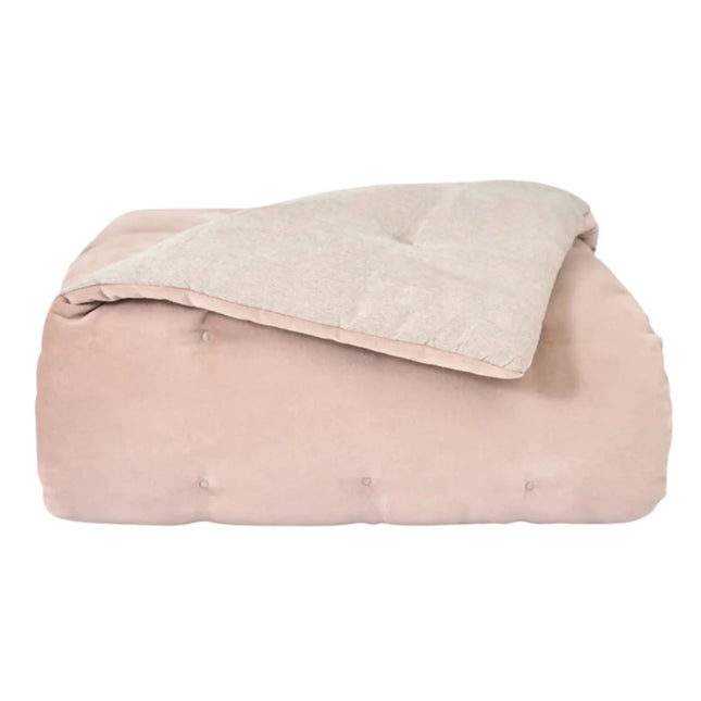 Christy "Jaipur" Throws in Dusky Pink
