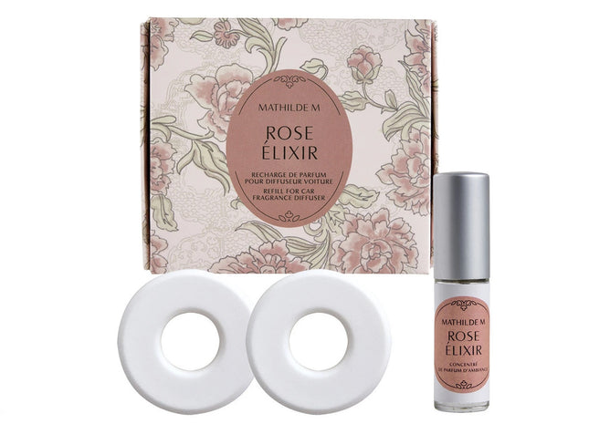Mathilde "Rose Elixir" Car fragrance diffuser refill Escapades Parfumées