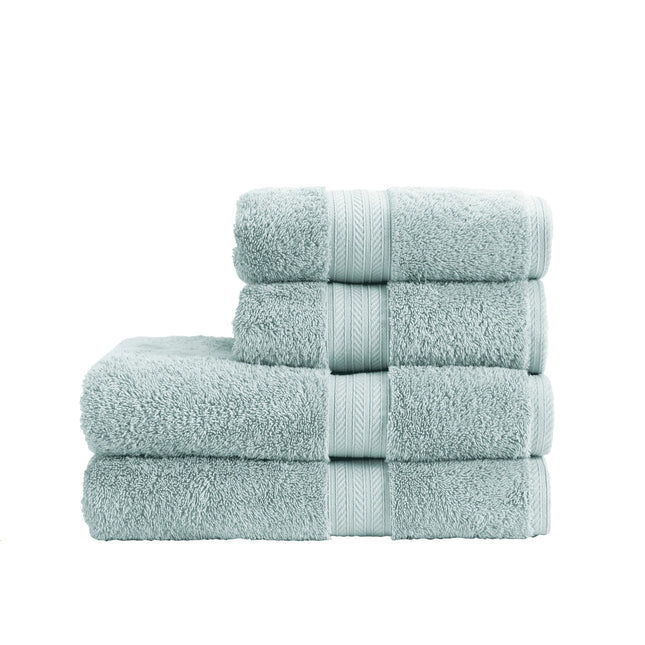 Christy "Renaissance" Egyptian Cotton Bath Towels Collection in Eggshell Blue
