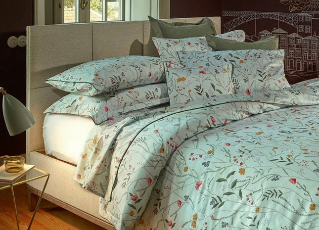 Amalia "Infantas" 430 Thread Count Bed Linen in Blue