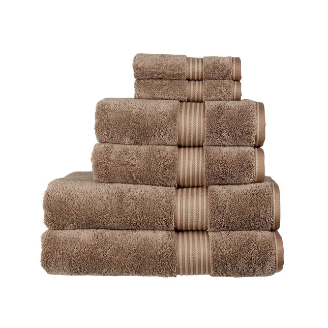 مجموعة مناشف وسجادات الاستحمام "سوبريم" من كريستي بلون موكا