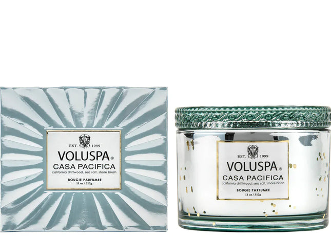 Voluspa "Casa Pacifica" Corta Maison Boxed Glass Candle