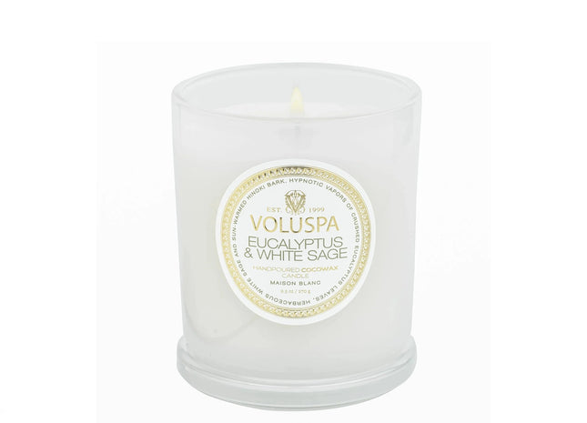 Voluspa "Eucalyptus & White Sage" Classic Candle