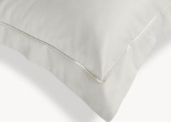 Christy "500TC Hygro Cotton Sateen" Bed Linen with Parchment boarder Stitch