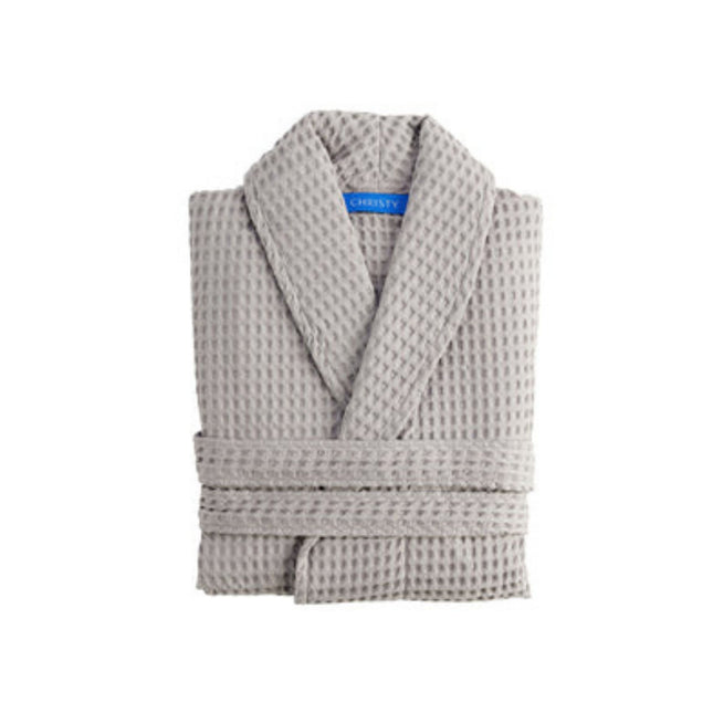 Christy "Waffle" Bathrobe in Grey