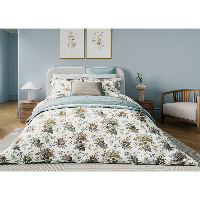Bedeck of Belfast "Sybill" Duvet Cover Set in Duck Egg