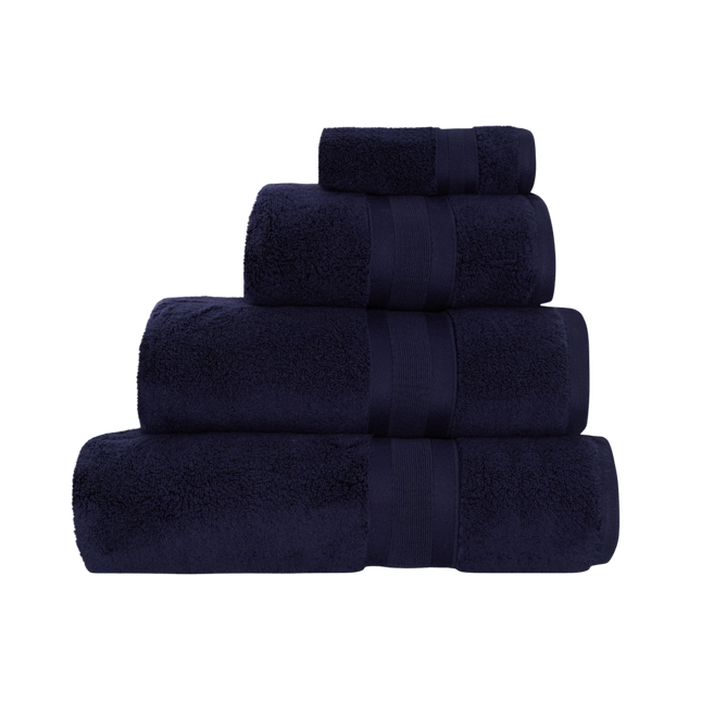 Jasper Conran "Zero Twist Cotton" Bath Towels Collection in Navy