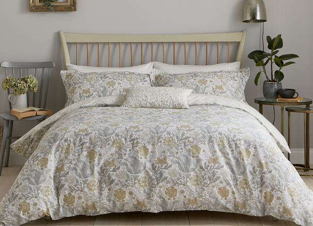 Morris & Co "Compton" Duvet Cover Sets in Neutral (Light silver)