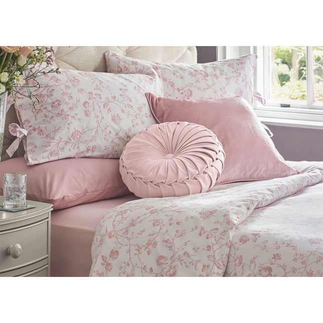 Laura Ashley "Aria" Duvet Cover Set in Blush