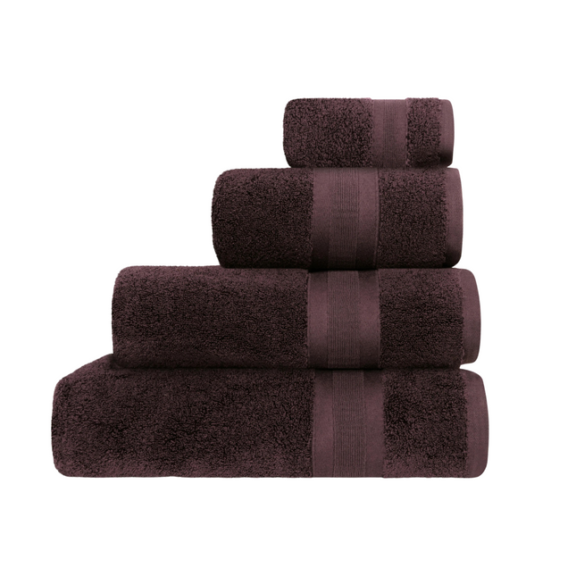 Jasper Conran "Zero Twist Cotton" Bath Towels Collection in Chocolate