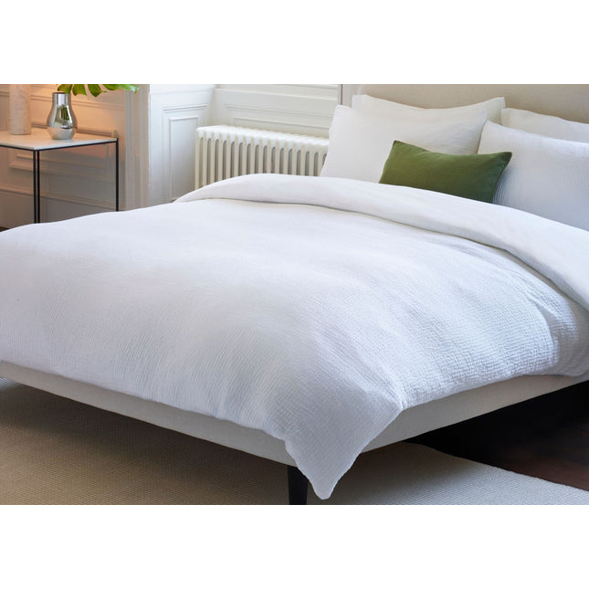 Jasper Conran "Double Weave" Duvet Cover Set in White