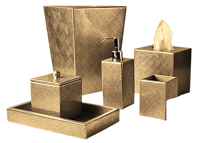 Mike + Ally "Tilly" Bathroom Accessories in Gold