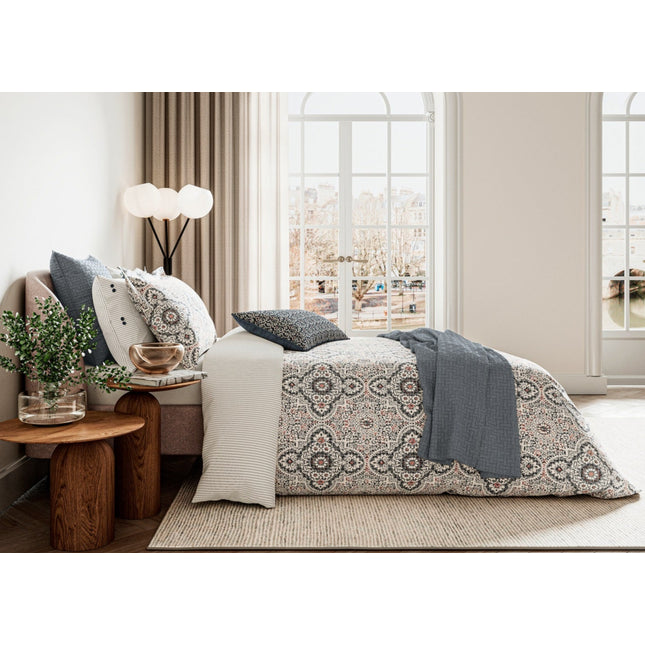 Bedeck of Belfast "Nena" Duvet Cover Set in Denim