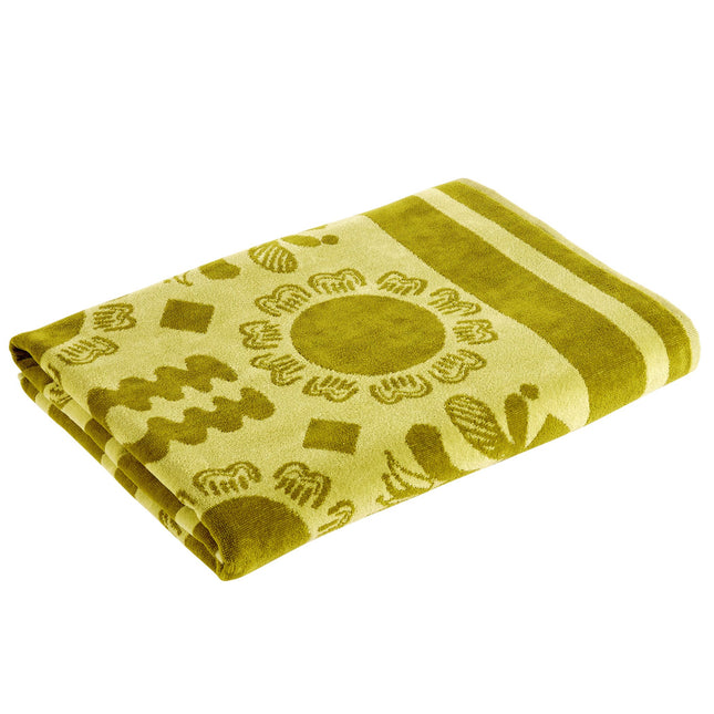 Christy "Amalfi" Beach Towel in Key Lime