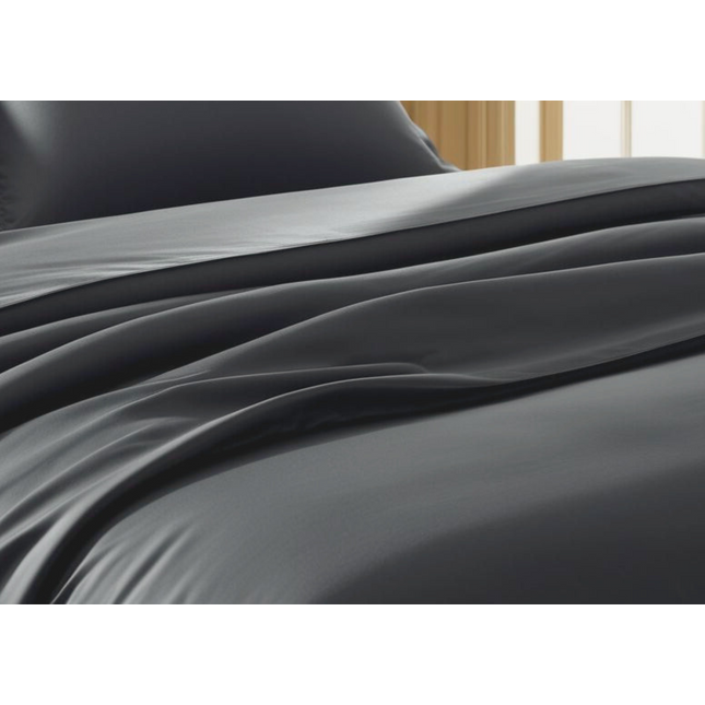 Sleep City "800TC Plain Dyes" Bed Linen in Warm Grey