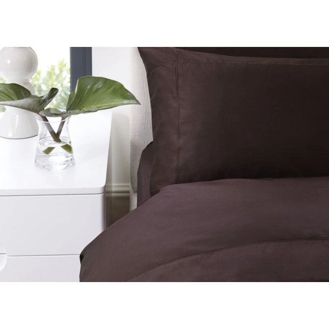 غطاء لحاف "سوبيما" من جاسبر كونران، بكثافة خيوط ٥٠٠ خيط، بلون الشوكولاتة