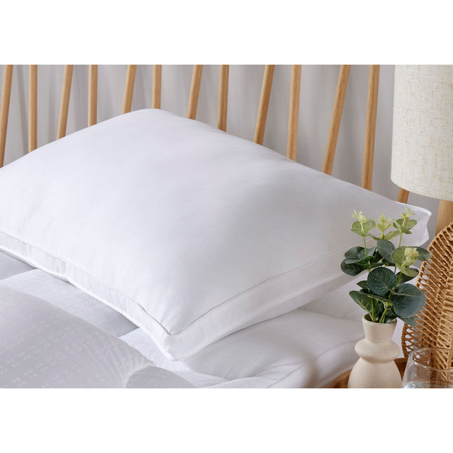 Christy "Sateen Touch" Deep Sided Filled Pillow - Medium to Firm