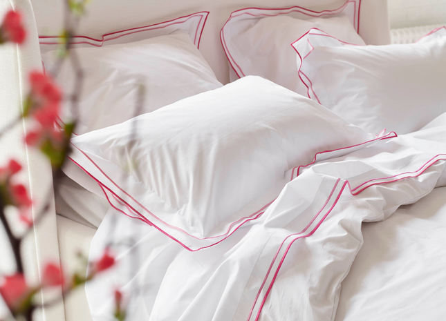 Designers Guild "Astor" Duvet Cover Sets in Fushia Pink
