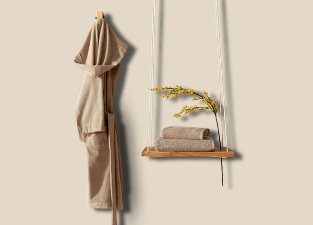 Christy "Brixton" Bathrobes in Pebble