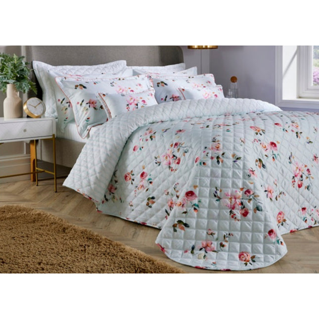 Christy "Clarence" Bedspread Sets in Ruby