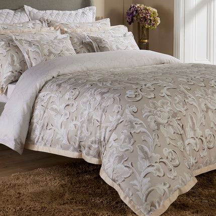 Christy "Como" Duvet Cover Sets in Stone