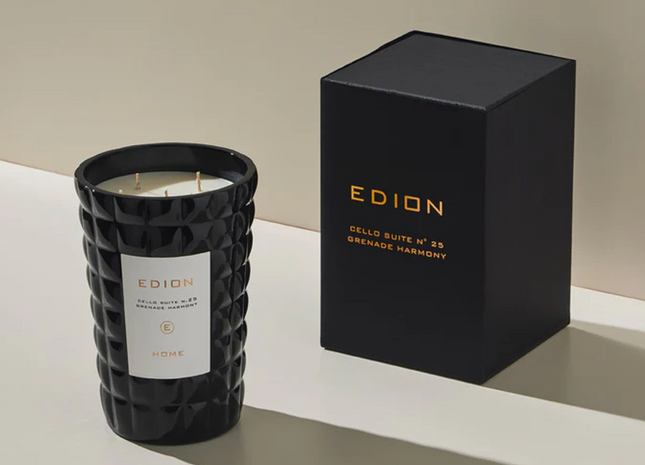 Edion "Cello Suite n.25 Grenade Harmony Nero" Scented Candle