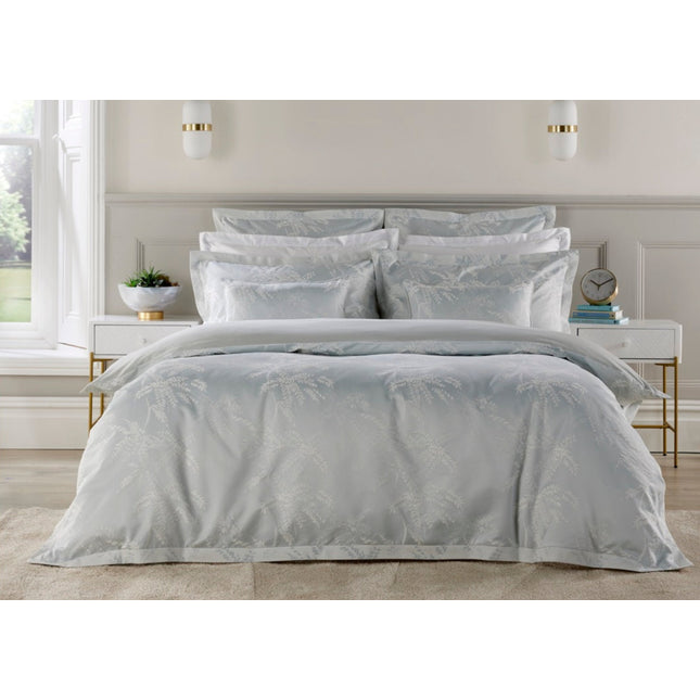 Christy "Holkham" Jacquard Duvet Cover Sets in Duck Egg