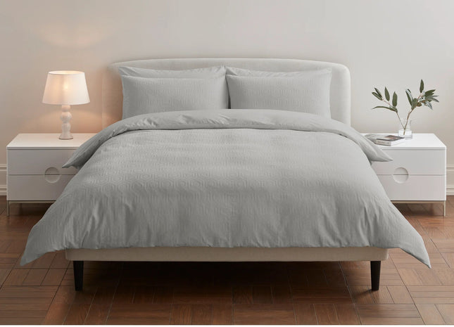 Jasper Conran "Hexagonal" Duvet Cover Set in Lunar Rock