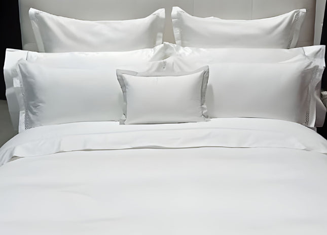 Linen Obsession "Katrin" 300 Thread Count Bed Linen in White