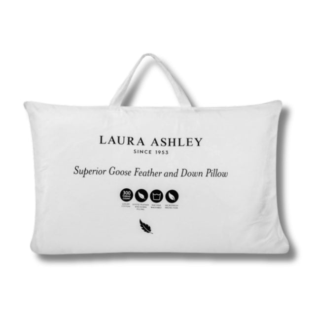 Laura Ashley "Superior Goose Feather & Down" Filled Pillow