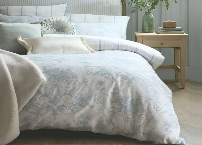 Laura Ashley "Tuileries" Duvet Cover Set in Seaspray