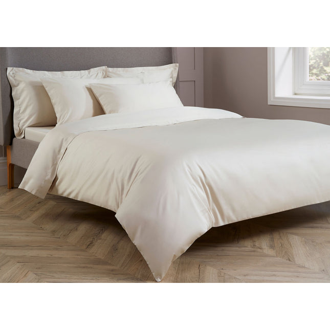 Christy "400 TC Sateen" Plain Dyed Sheets in Linen