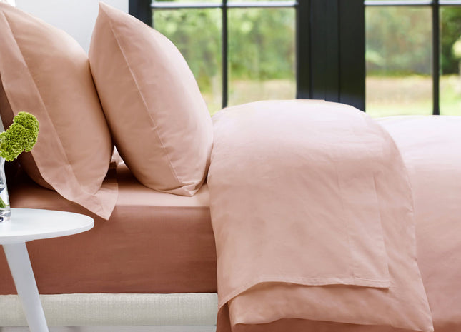 Jasper Conran "300 Thread Count Organic" Duvet Cover in Pale Pink