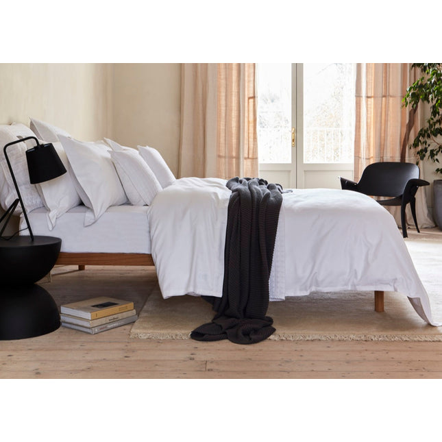 Christy "Riley" Duvet Cover Sets in White