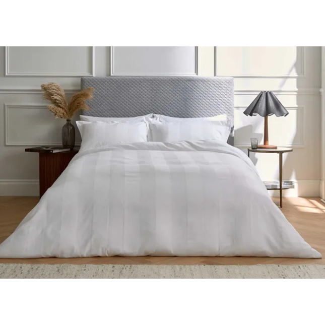 Bedeck of Belfast "Sierra Dobby" Duvet Cover Set in White