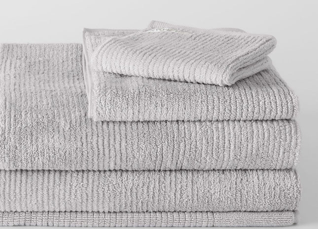 Sheridan "Living Textures" Bath Towels & Mat Collection in Silver Grey