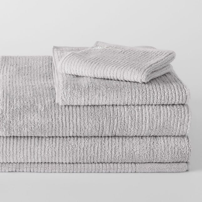 Sheridan "Living Textures" Bath Towels & Mat Collection in Silver Grey
