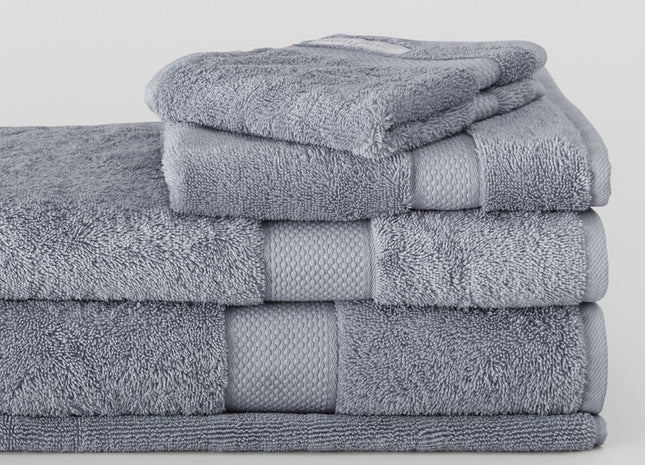 Sheridan “Luxury Egyptian” Bath Towel & Mat Collections in Dusty Blue