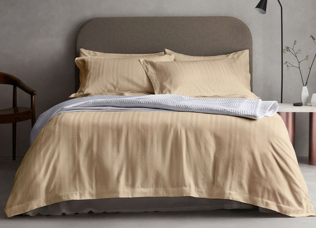 Sheridan "Newmark" Duvet Cover Sets in Almond