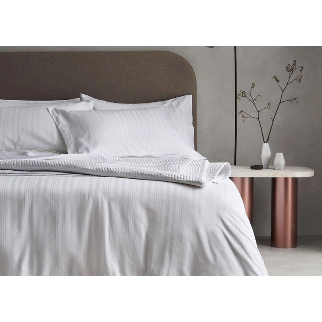 Sheridan "Newmark" Duvet Cover Sets in Snow