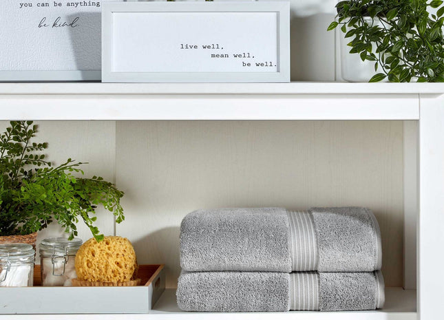 Christy "Supreme" Bath Towels & Mat Collection in Silver