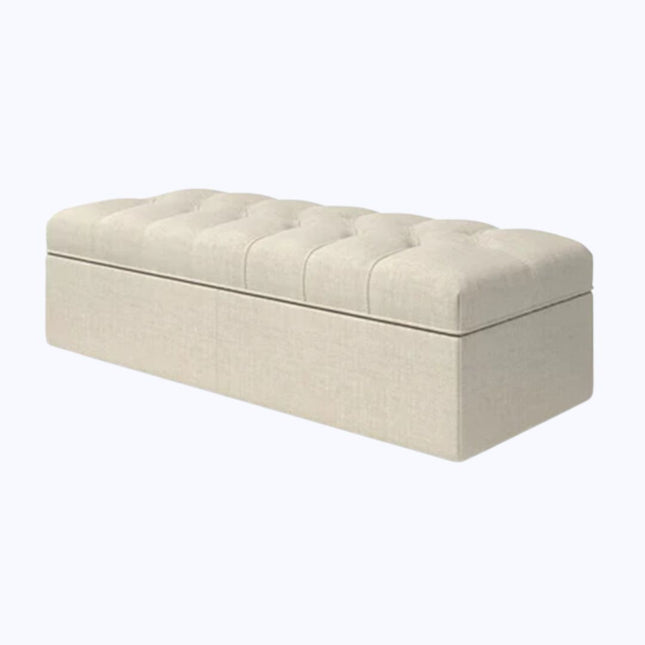 Linen Obsession "Soho" Ottoman Storage Bench