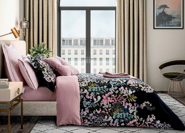 Ted Baker "Wisteria" Duvet Cover Set in Navy