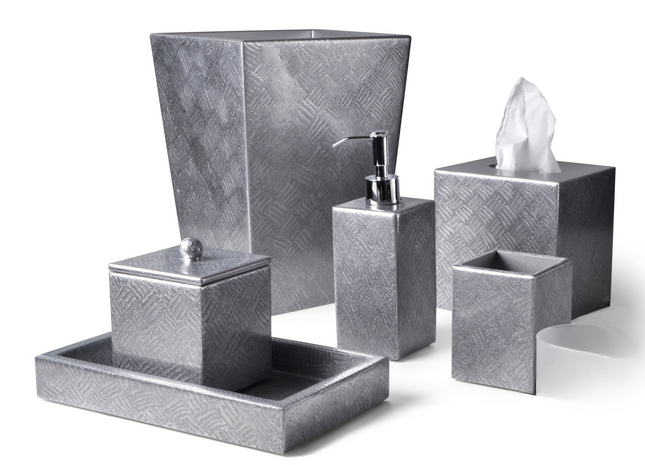 Mike + Ally "Tilly" Bathroom Accessories in Silver