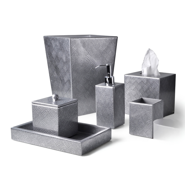 Mike + Ally "Tilly" Bathroom Accessories in Silver