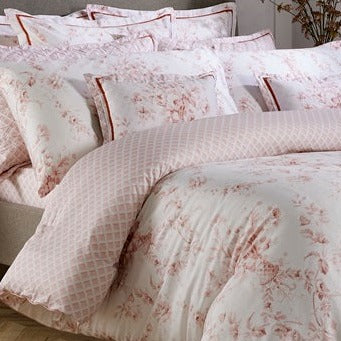 Christy "Toile" Comforter & Sheet Sets in Blush (Pink)
