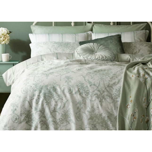 Laura Ashley "Tuileries" Duvet Cover Set in Seaspray