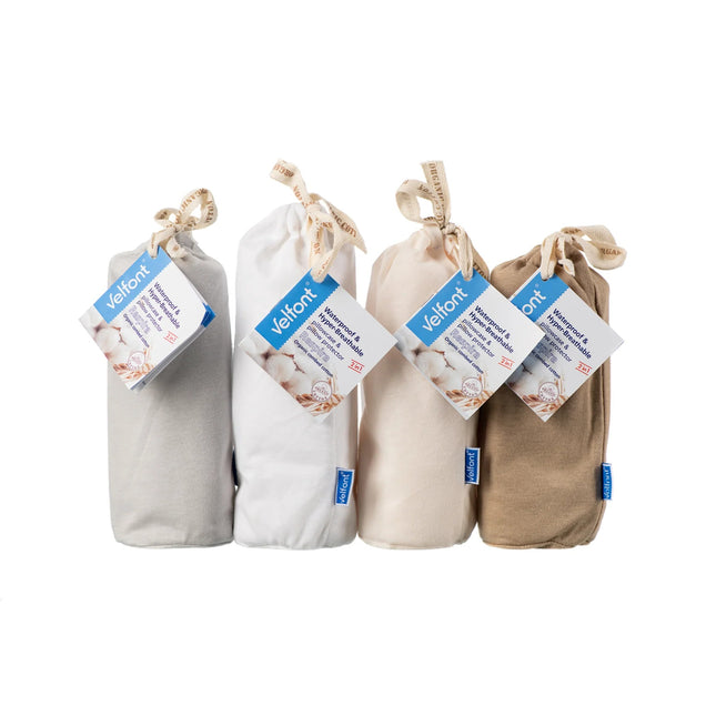Velfont "Respira" 100% Organic Cotton Pillowcase (Multiple colours)